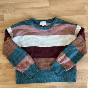 Pink Rose womens Color block sweater size S